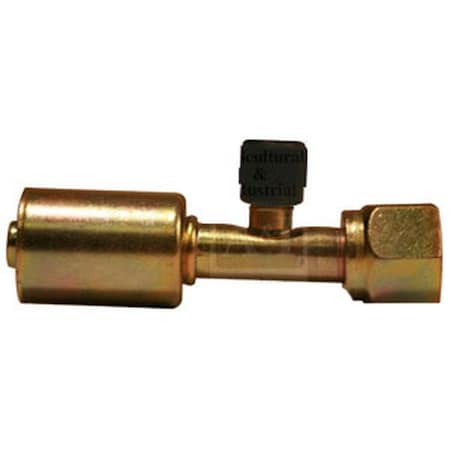 Aftermarket Steel Straight Female ORing w R134A Service Port Fitting A-461-3377-AI